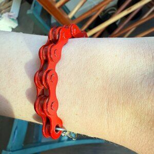 BIKE CHAIN Unique 1-of-a-kind Artist Bracelet